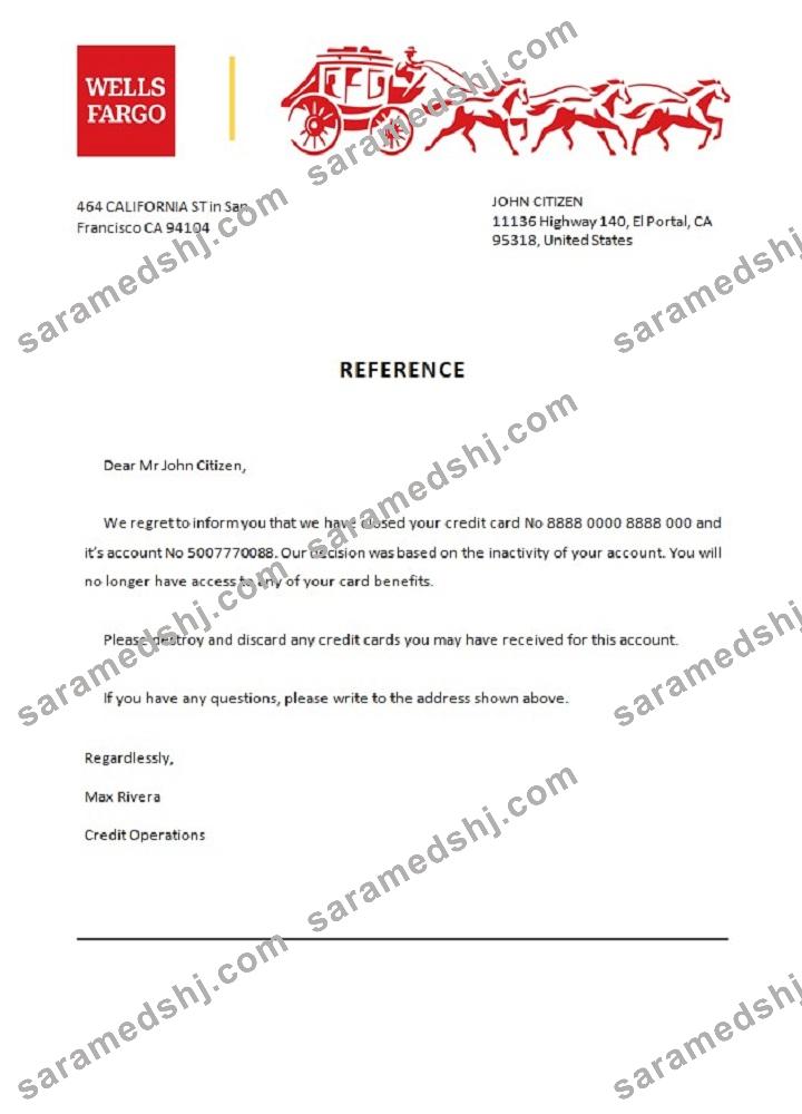 USA_Wells Fargo Bank_closure reference